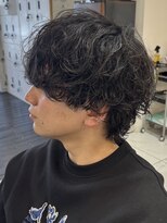 グランデュール 東静岡池田店(GRANDEUR)&nbsp;波巻きスパイラルパーマメンズマッシュパーマツイストパーマ