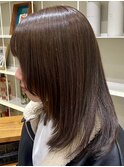 レイヤーカット/ブラウン