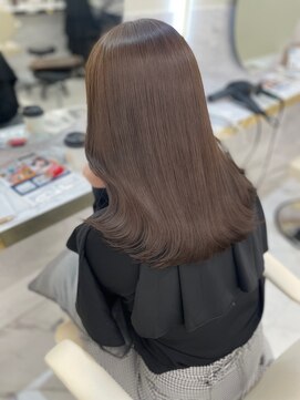 シェノン サントル(CHAINON CENTRE) 美髪のススメ/ピンクブラウン/エアリーロング/切りっぱなしボブ