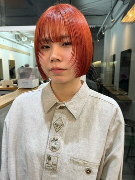 ソイ コンク 下北沢(soi conc) レイヤーボブ/オレンジボブ/layer bob/orange bob
