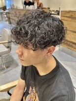 カルゥグラッシー(KALOU glassi)&nbsp;波巻きツイスパmix/メンズパーマ/フェード/ツーブロック