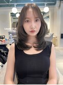 ◎ナチュラルレイヤーカット/オリーブグレージュ20代30代40代