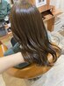 似合わせカット+高発色カラー+オッジィオットトリートメント