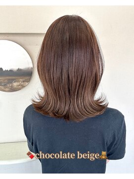 ミウミウヘア(miu miu hair) ブリーチなしミルクティーベージュ☆