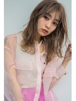 ルス 立川(LUZ)&nbsp;【LUZ立川】ミルクティーアッシュ+レイヤーカット★New Open