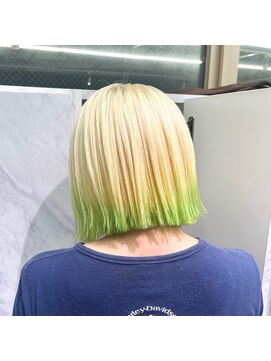 グロウ 渋谷(grow) ブロンドデザインカラー