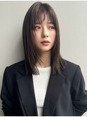 イメチェン前髪小顔こなれミディ_表参道/青山