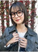 似合わせ小顔レイヤーボブウルフ_渋谷/髪質改善