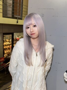 ドットハリス(.Hallis) ホワイトシルバー【ハイトーン/ブリーチ/ダブルカラー】