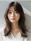 イメチェン/美髪/外ハネボブ/ワイドバング/髪質改善/縮毛矯正