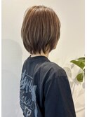 大人可愛い20代30代40代50代ふんわりショートボブ◎