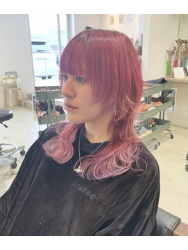 メルク(merc) カール/セミディ/シアーカラー/姫カット/ウルフ