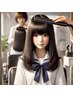 11【期間限定◇学生】フェイスライン★ストレート＋TOKIOト＋カット