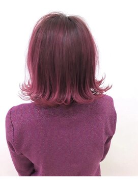 ヘアサロン エフ 渋谷(F) #ピンク#髪質改善
