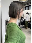 くびれヘア_アプリコットオレンジ_夏のヘアアレンジ