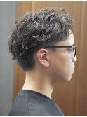 佐賀シャドウパーマニュアンスパーマメンズマッシュフェード