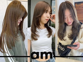 am by WAYS 髪質改善/ケアブリーチ/ダブルカラー/レイヤーカット【アム】