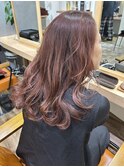 ブリーチ無しラベンダーピンク