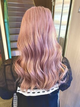 アヴァンス 天王寺店(AVANCE.) ハイトーンカラー×ベビーピンク