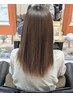 【髪質改善☆美髪コース】骨格補正Cut+イルミナカラー+最新ケラチンTrLv.8♪
