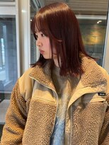 ナンブスカイ(nambu-SKY)&nbsp;ピンクブラウン×プツッとミディ