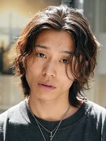 レタッチバイフィフス(RETOUCH by fifth)&nbsp;センターパートニュアンスパーマワンカールパーマ韓国コンマヘア