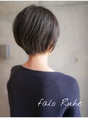 前下がりラウンドショート【falo Ruhe二子玉川】