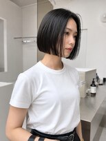 フォト 新宿三丁目(foto) 髪質改善縮毛矯正地毛風ストレート切りっぱなしボブ