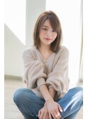 【Un ami  表参道】 松井幸裕 小顔ニュアンスミディー