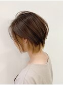 フィットショート×インナーカラー/心斎橋&難波&堀江&新町