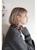 bibito ミニボブ　クラッシックボブ　ミルクティーベージュ