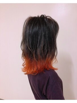 アナザヘアー なんば 高島屋前店(ANAZA hair) 【鬼滅の刃】ねずこカラー♪