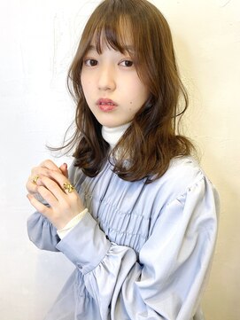 シエルバイアフロート(ciel by afloat) 韓国シースルーバング×ゆるふわレイヤー