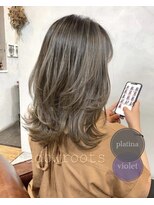 ビュートヘアー(Viewt hair) 【viewt hair】シャドウルーツ × グレージュ　福山市