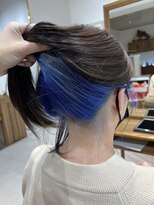 ネイロ 錦糸町(NeiRo)&nbsp;縮毛矯正ミニウルフテラコッタデジタルパーマくすみブルー