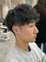 ロミーオム 本厚木(ROMMY. Homme)&nbsp;波巻きスパイラルパーマ☆メンズマッシュヘア！ロミーオム