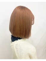 フロート 小阪店(float) 髪質改善トリートメント_マロンベージュ Aラインボブ かきあげ