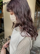 インカント バイ ハンズ incanto by hands ピンクブラウン×パーマ