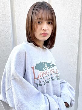 レトン 銀座(leton) 切りっぱなしボブ/ロブ/切りっぱなしミディアム/レイヤーカット