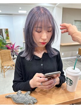 シンス(Since) 透明感カラーと顔周りのレイヤーで変化を