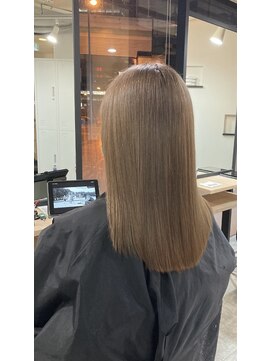 ラフ 難波店(LAFF) #黒髪#ボブルフ#ネビージュ#小顔#ワンレン