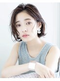 【ヘルシーな雰囲気のパーマが人気★】大人可愛い外ハネボブ