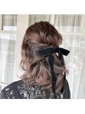 お呼ばれヘアアレンジ