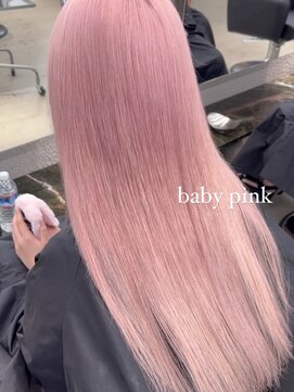 ペレ 栄店(PELE) 前髪/マチルダボブ/ピンクベージュ/インナーグレージュ/栄