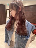 インナーピンクで可愛く。ミルクティーカラー★中村大輔