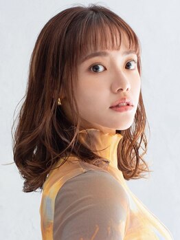 ヘアメイク アース 佐賀鳥栖店(HAIR&MAKE EARTH)の写真/鳥栖◆色を入れるだけじゃない、小顔に見せる立体カラーが大人気☆うる艶な仕上がりで、女子力UP