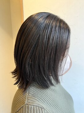 ヘアスペースブルーム エボリューション 庄内店(HAIR SPACE BLOOM evolution) 【庄内店/酸性ストレート/カラー】水素カラー/４０代 ５０代