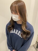 ユニコ(unico)&nbsp;イヤリングカラー/ブリーチ/グレージュカラー