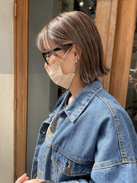 カレンアンドエクラート 大宮(KAREN&ECLART) ハイライト切りっぱなしボブ