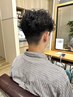 【男性人気No.1☆】メンズカット+パーマ+マイクロバブル